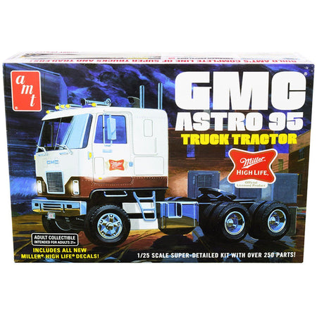 AMT 1/25 GMC Astro 95 Semi Tractor (Miller Beer) - AMT - ModelCars.com