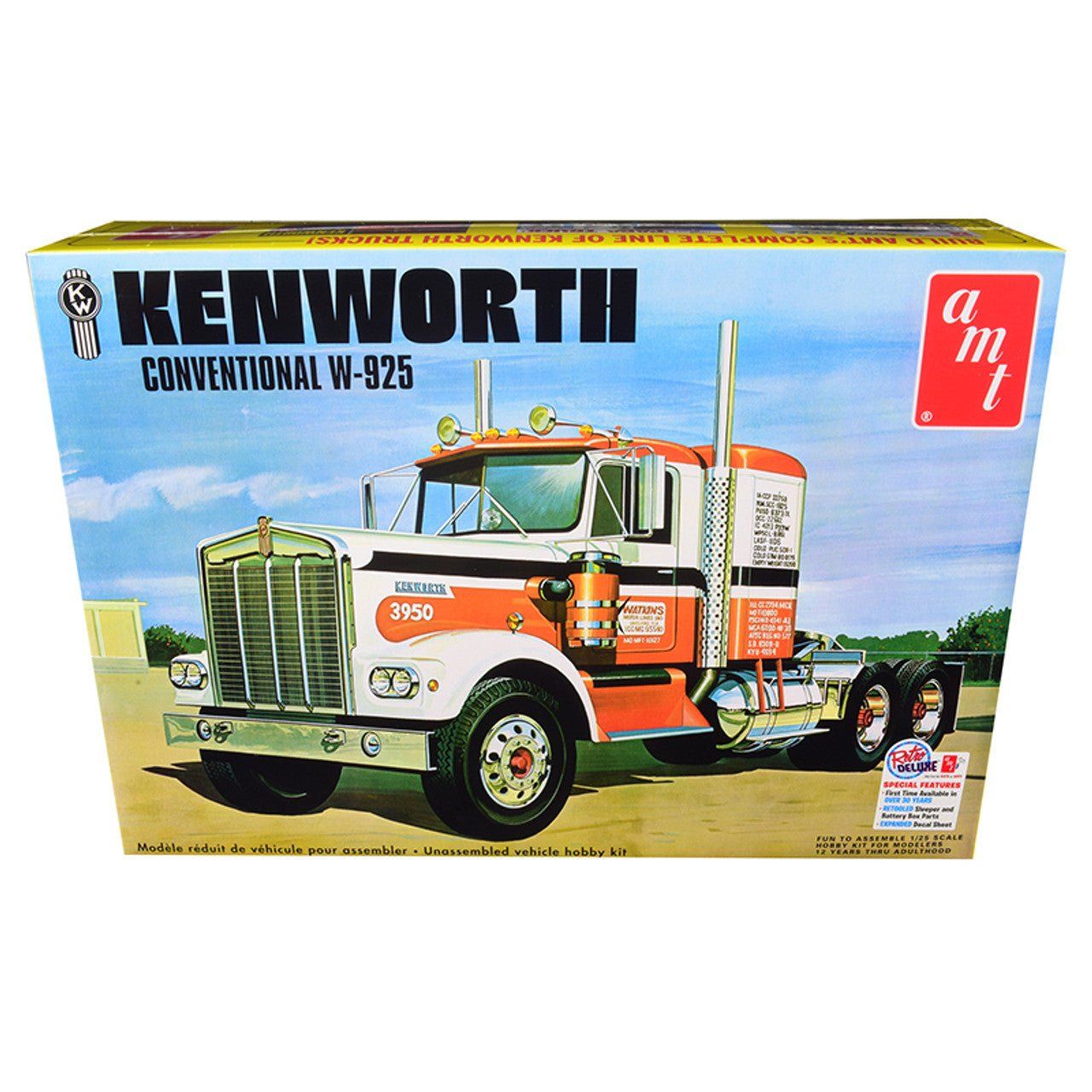 AMT 1/25 Kenworth W925 Conventional - AMT - ModelCars.com
