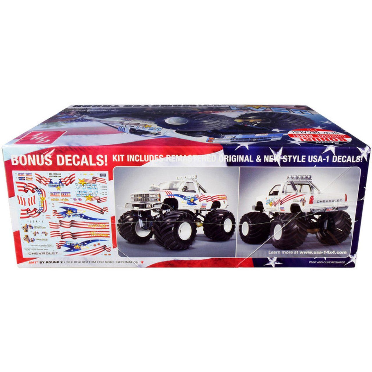 AMT 1/25 USA - 1 Chevy Silverado Monster Truck - AMT - ModelCars.com