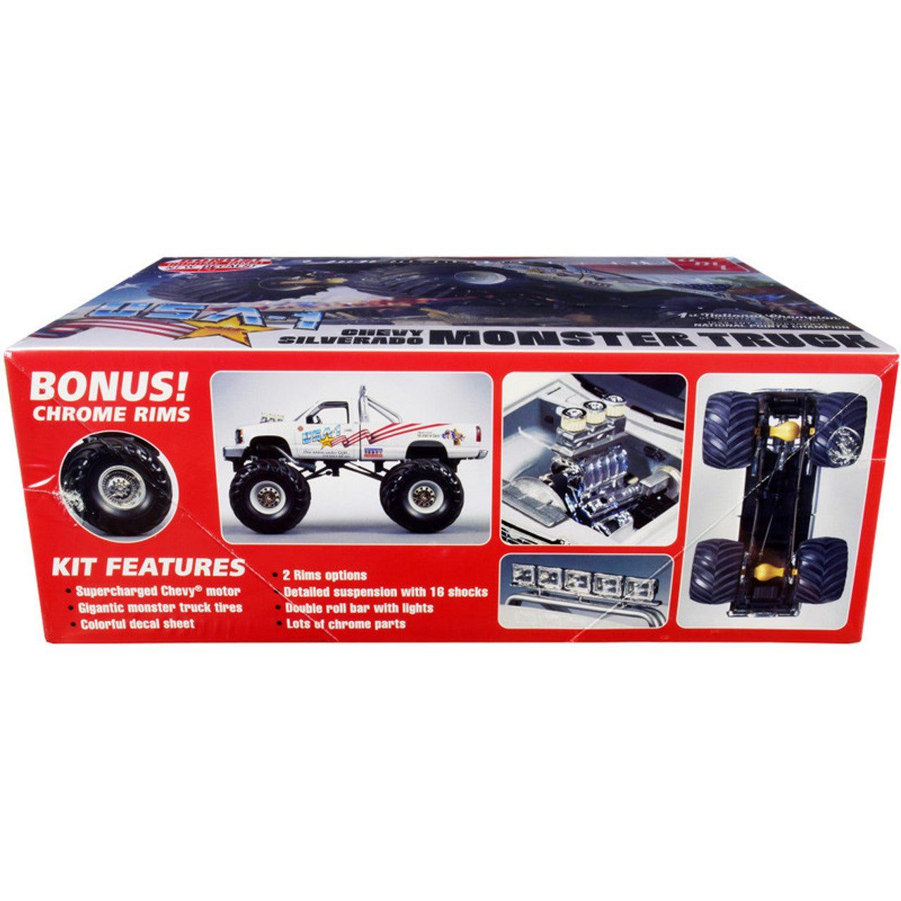 AMT 1/25 USA - 1 Chevy Silverado Monster Truck - AMT - ModelCars.com