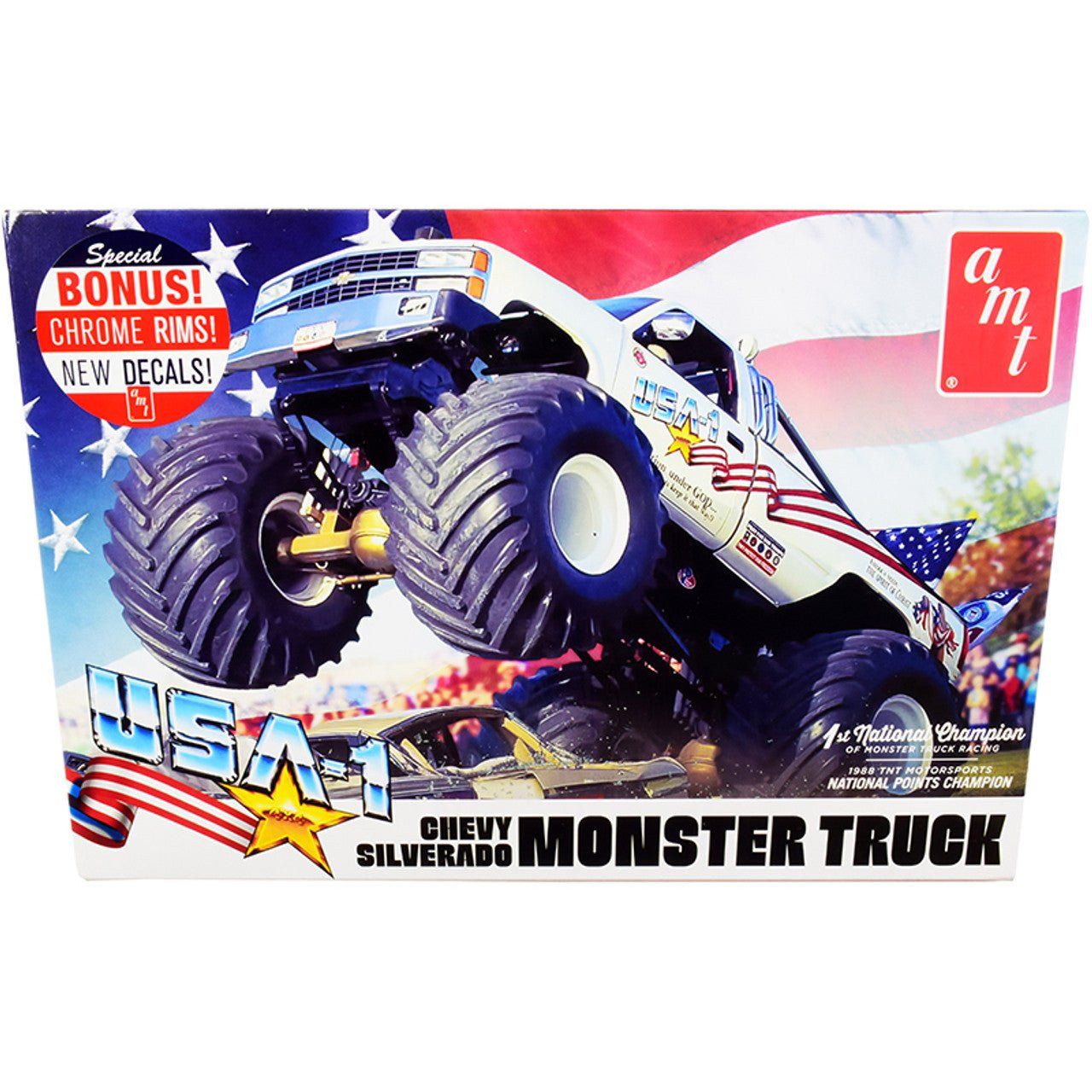 AMT 1/25 USA - 1 Chevy Silverado Monster Truck - AMT - ModelCars.com
