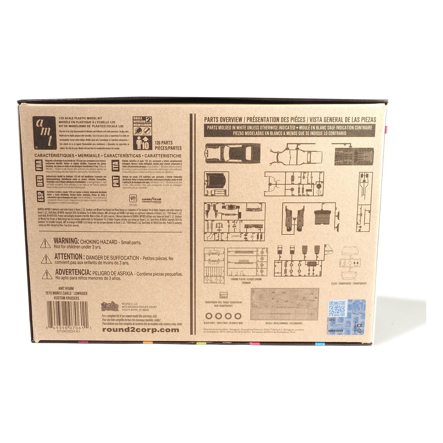 AMT 1458 1970 Chevy Monte Carlo Lowrider Skill 2 - AMT - ModelCars.com