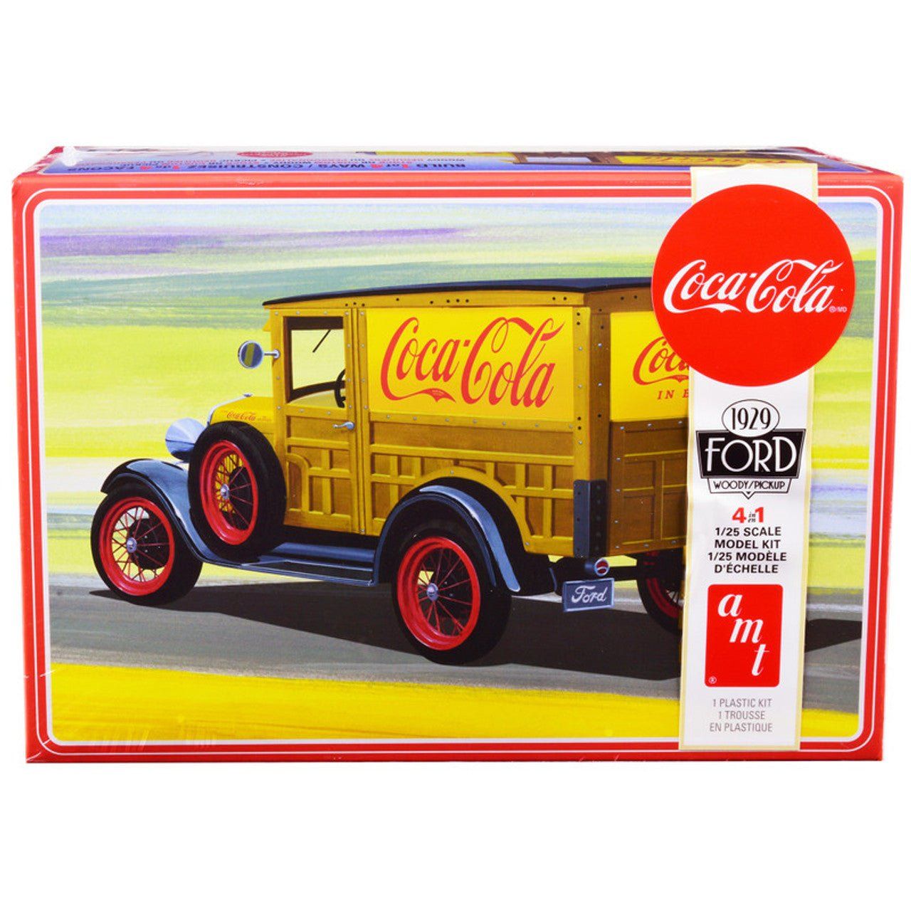 AMT 1929 Ford Woody Pickup Coke 1/25 Scale Model Kit - AMT - ModelCars.com