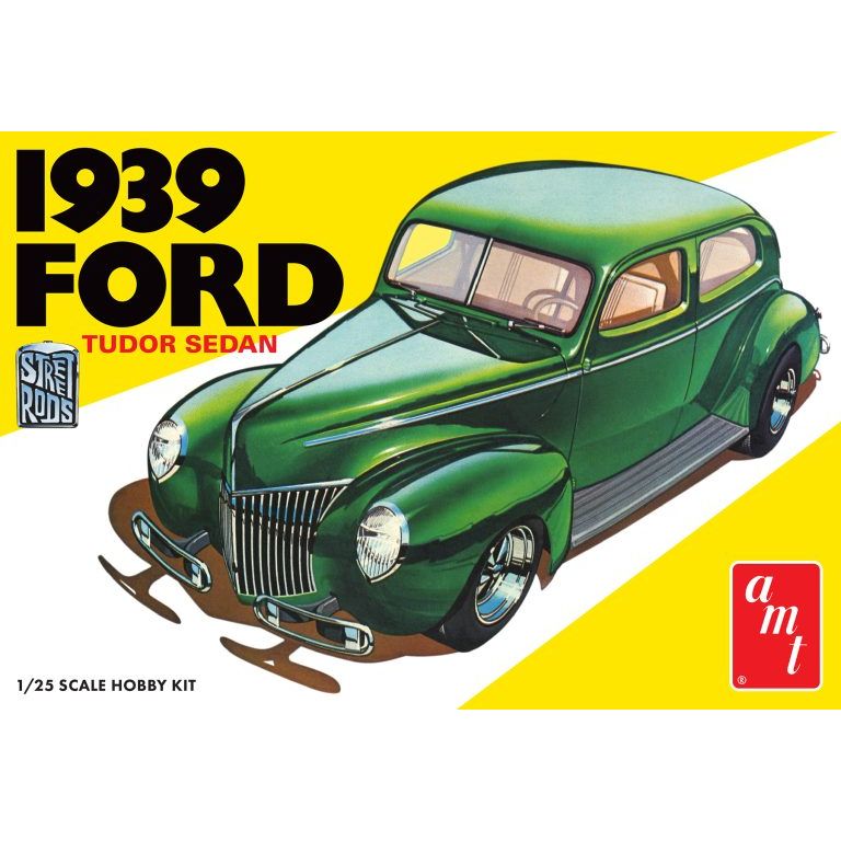 AMT 1939 Ford Sedan Street Rod Series 1/25 Scale Model Kit - AMT - ModelCars.com