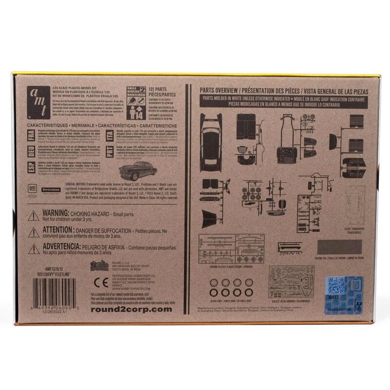 AMT 1951 Chevrolet Fleetline 1/25 Scale Model Kit - AMT - ModelCars.com