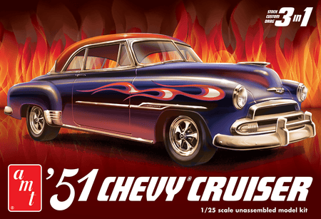 AMT 1951 Chevy Custom Cruiser 1:25 Scale Model Kit - Skill Level 2-AMT-ModelCars.com