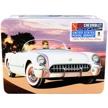 AMT 1953 Chevy Corvette (USPS Stamp Series) 1/25 Scale Model Kit-AMT-ModelCars.com