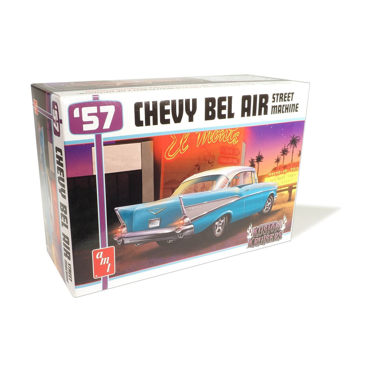 AMT 1957 Chevy Bel Air Street Machine 1/25 Scale Model Kit - AMT - ModelCars.com