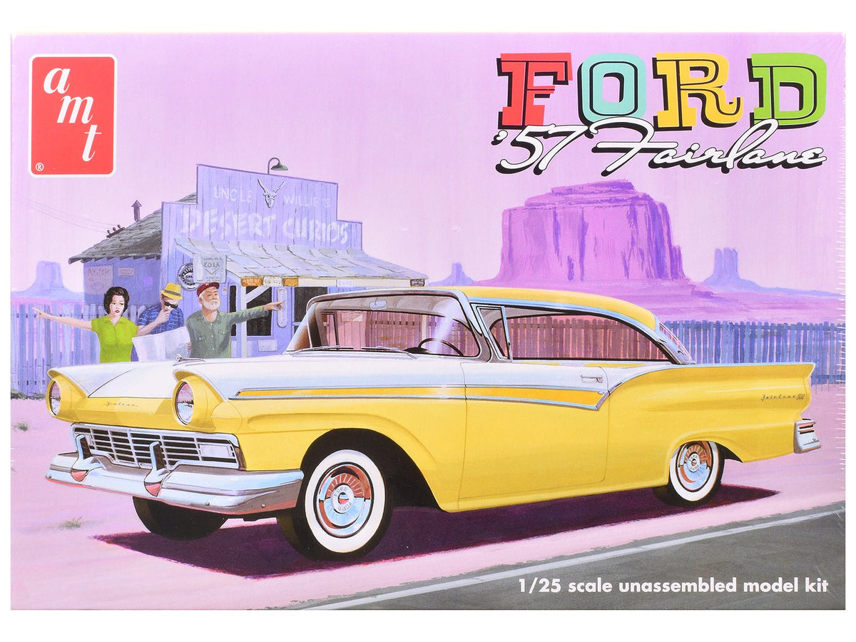 AMT 1957 Ford Fairlane Hardtop 3n1 1:25 Scale Model Kit - Skill Level 3-AMT-ModelCars.com
