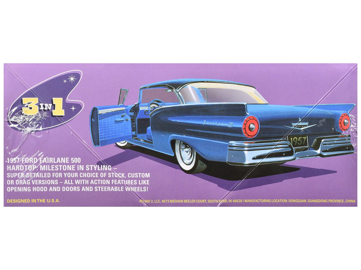 AMT 1957 Ford Fairlane Hardtop 3n1 1:25 Scale Model Kit - Skill Level 3-AMT-ModelCars.com