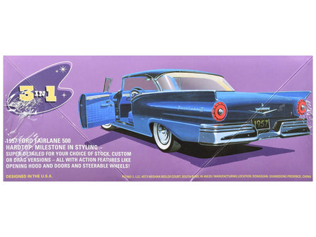 AMT 1957 Ford Fairlane Hardtop 3n1 1:25 Scale Model Kit - Skill Level 3-AMT-ModelCars.com