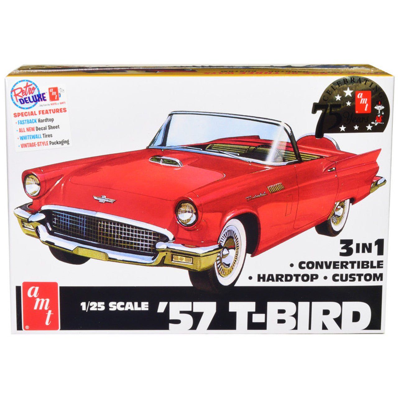 AMT 1957 Ford Thunderbird 1/25 Scale Model Kit - AMT - ModelCars.com