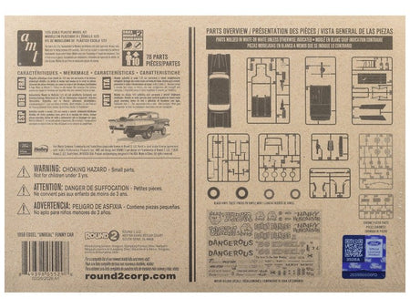 AMT 1958 Edsel AWB Funny Car "Unreal" 1:25 Scale Model Kit - Skill Level 2-AMT-ModelCars.com