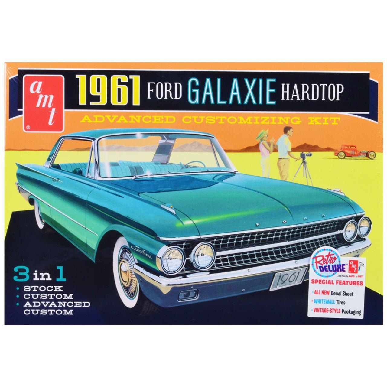AMT 1961 Ford Galaxie Hardtop 1/25 Scale Model Kit - AMT - ModelCars.com