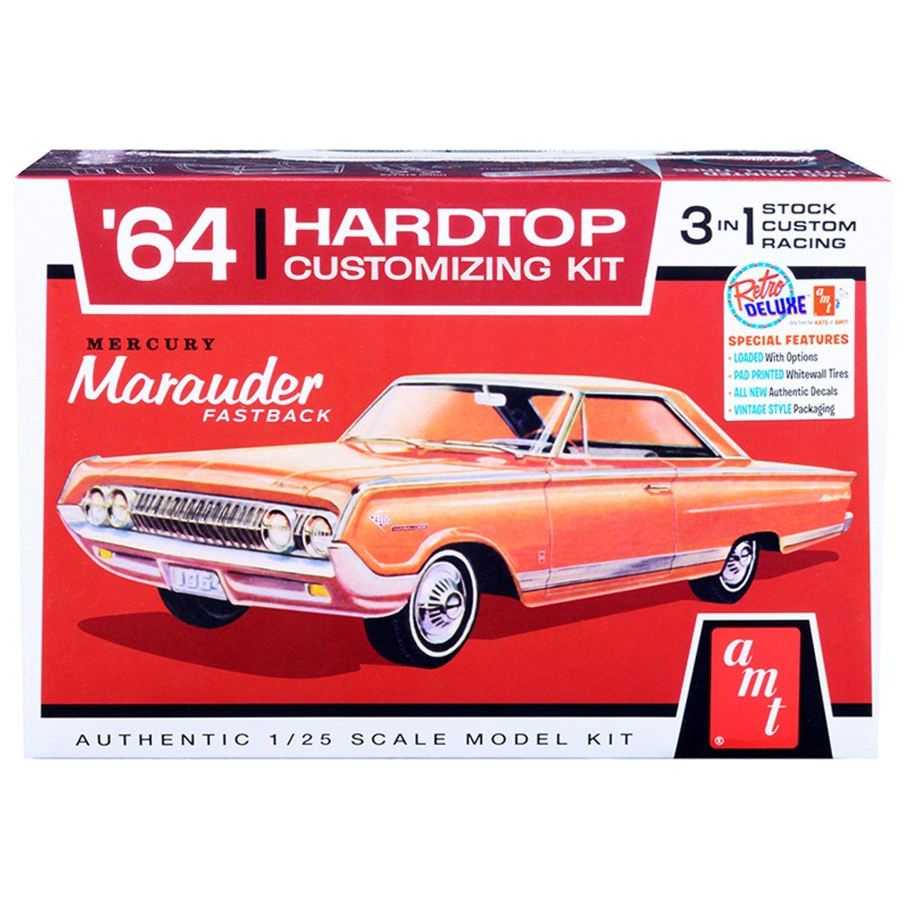AMT 1964 Mercury Marauder Hardtop 1/25 Scale Model Kit - AMT - ModelCars.com