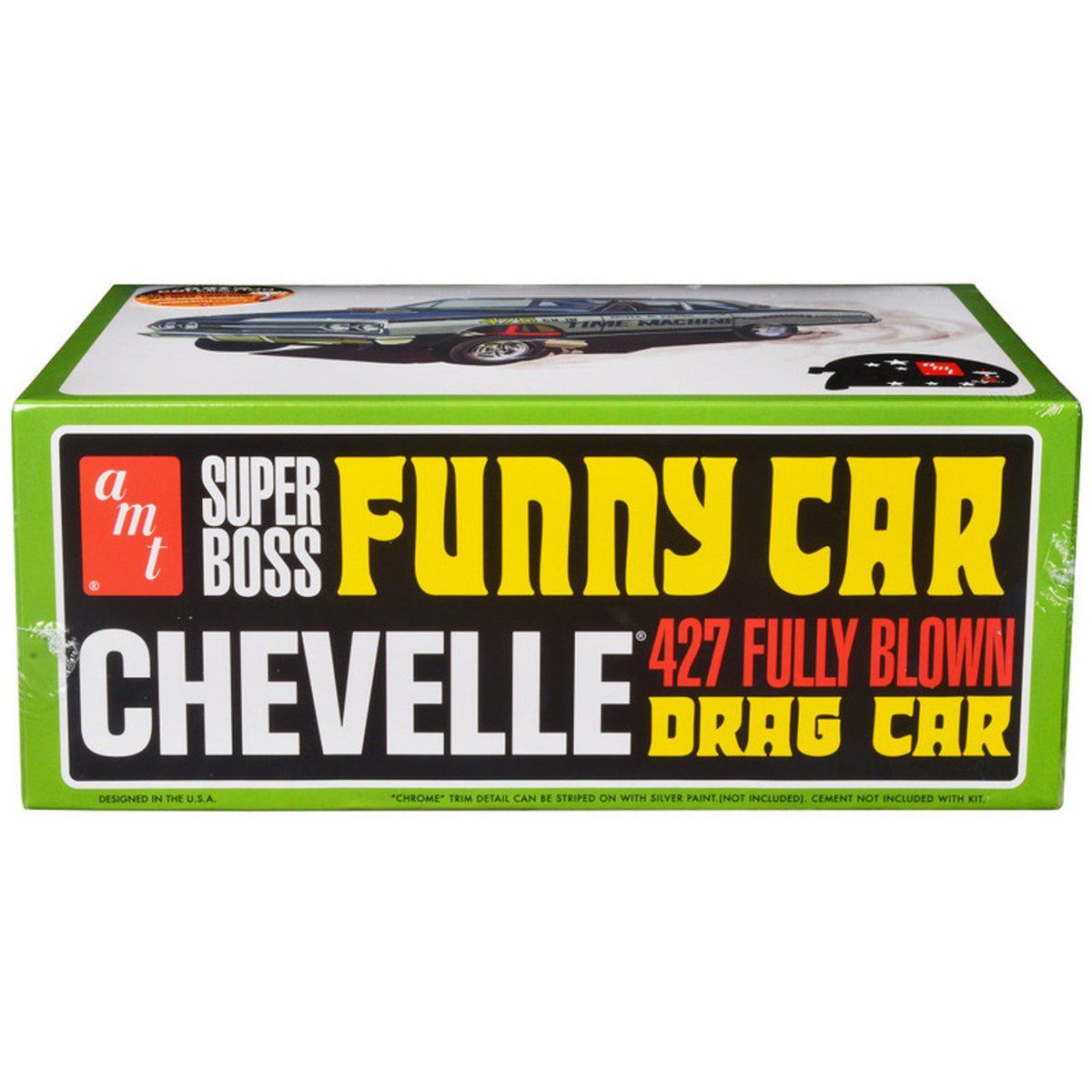 AMT 1965 Chevy Chevelle Awb "Time Machine" 1/25 Scale Model Kit-AMT-ModelCars.com