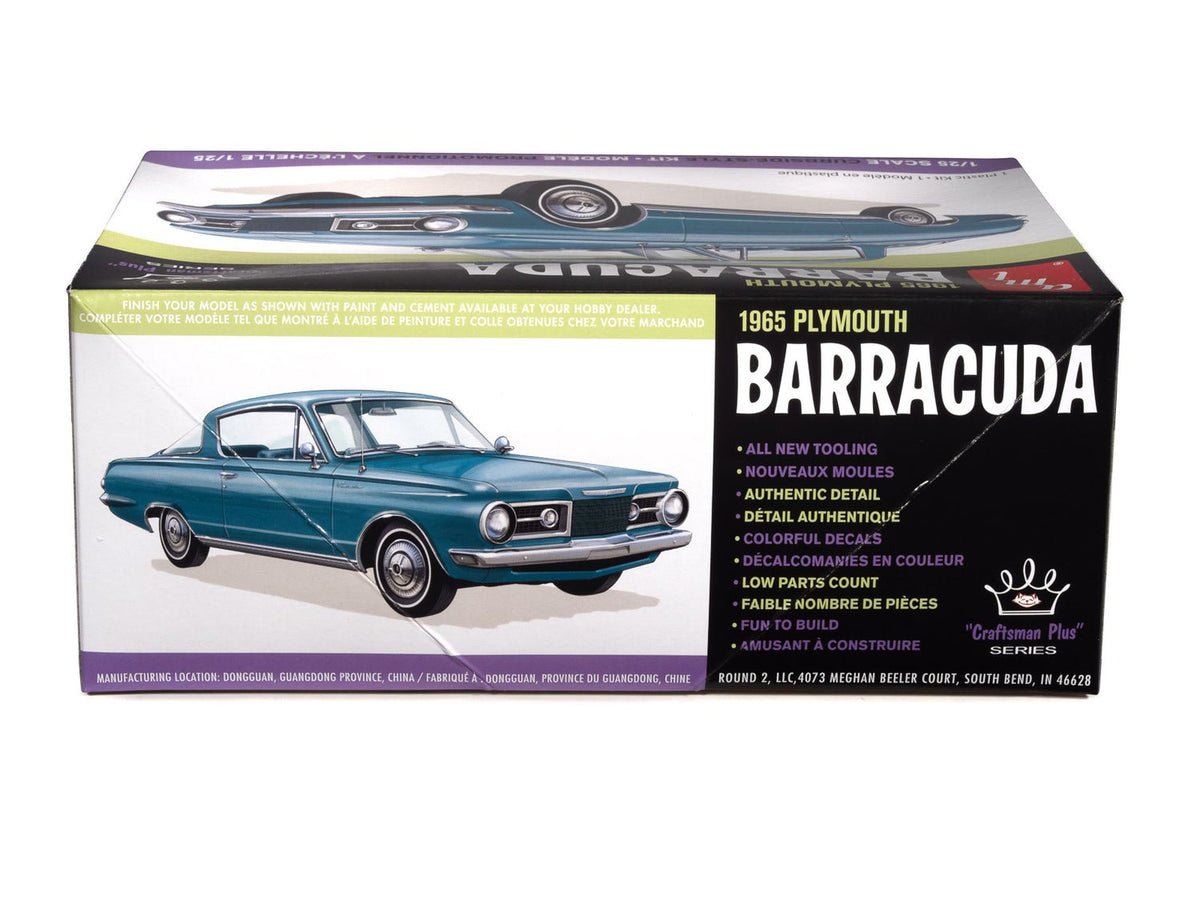 AMT 1965 Plymouth Barracuda Craftsman Plus 1:25 Scale Model Kit-AMT-ModelCars.com