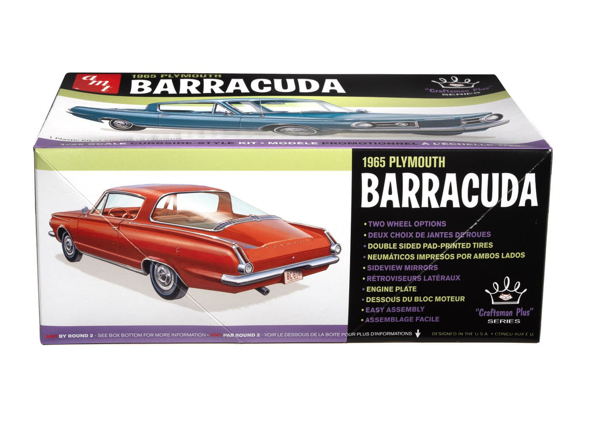 AMT 1965 Plymouth Barracuda Craftsman Plus 1:25 Scale Model Kit-AMT-ModelCars.com