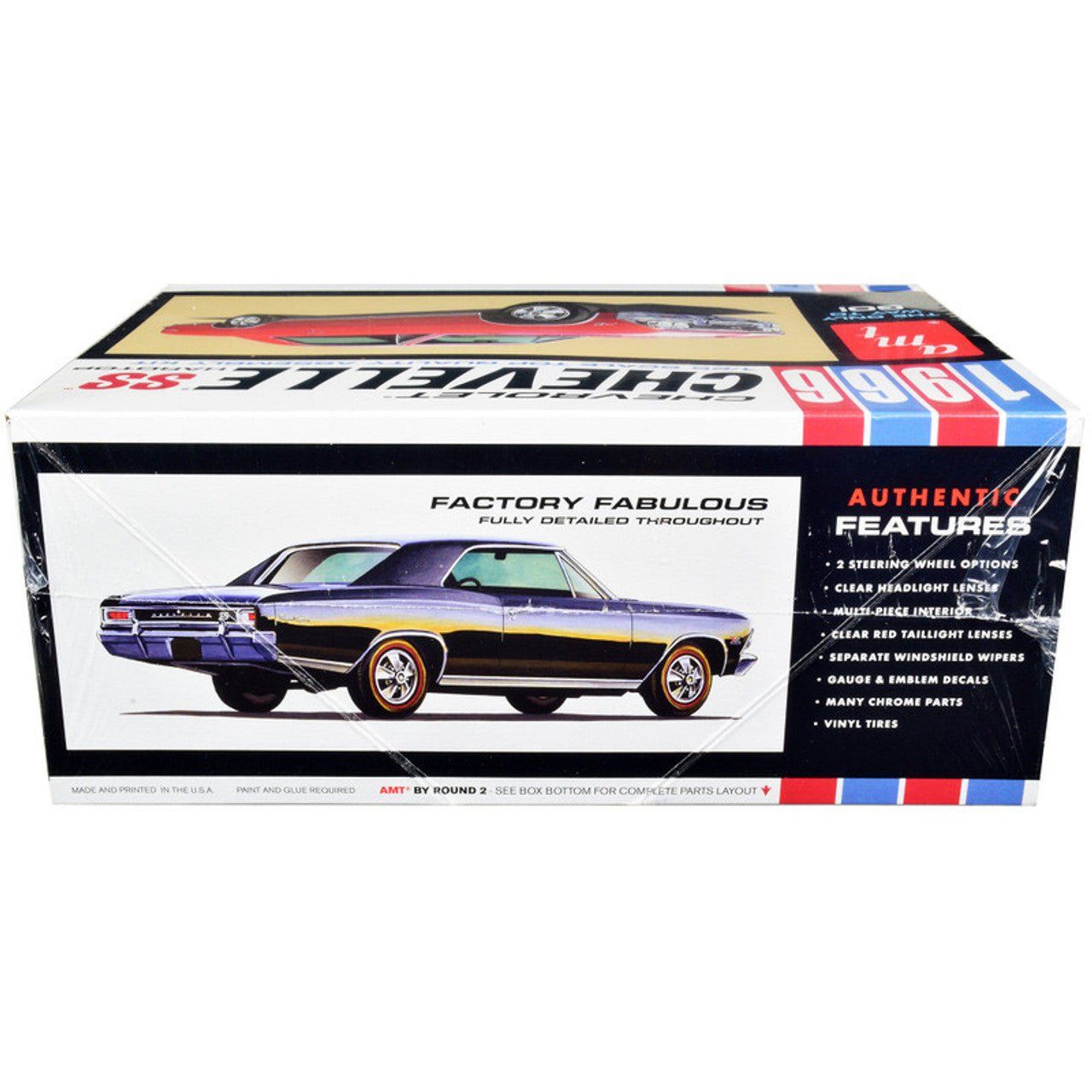 AMT 1966 Chevy Chevelle SS 1/25 Scale Model Kit - AMT - ModelCars.com
