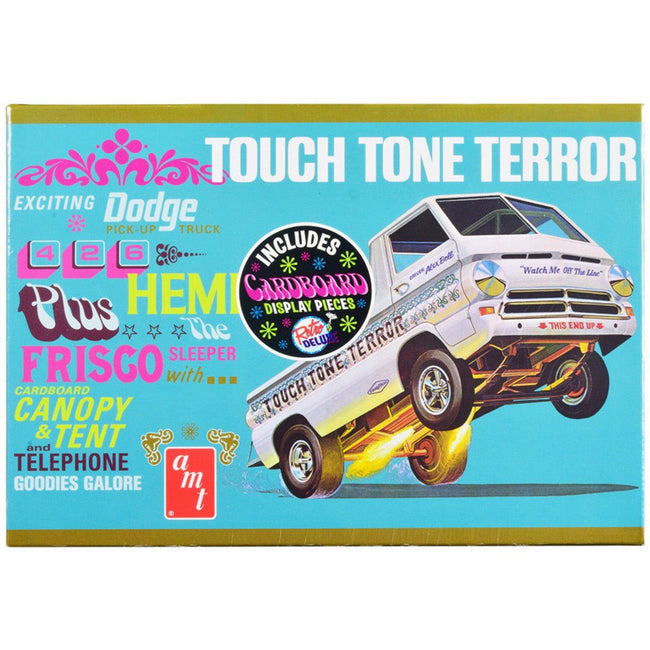 AMT 1966 Dodge A100 Pickup “Touch Tone Terror” 1/25 Scale Model Kit - AMT - ModelCars.com