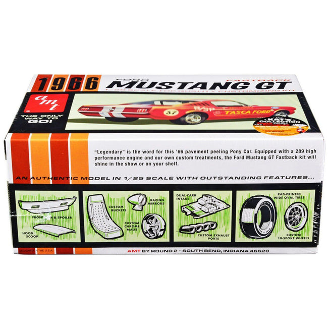 AMT 1966 Ford Mustang Fastback 2+2 1/25 Scale Model Kit - AMT - ModelCars.com