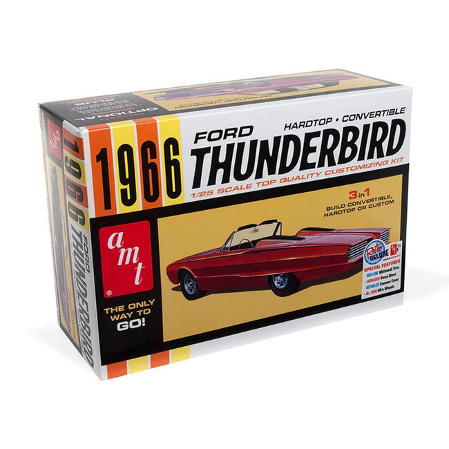 AMT 1966 Ford Thunderbird Hardtop/Convertible 1/25 Scale Model Kit - AMT - ModelCars.com