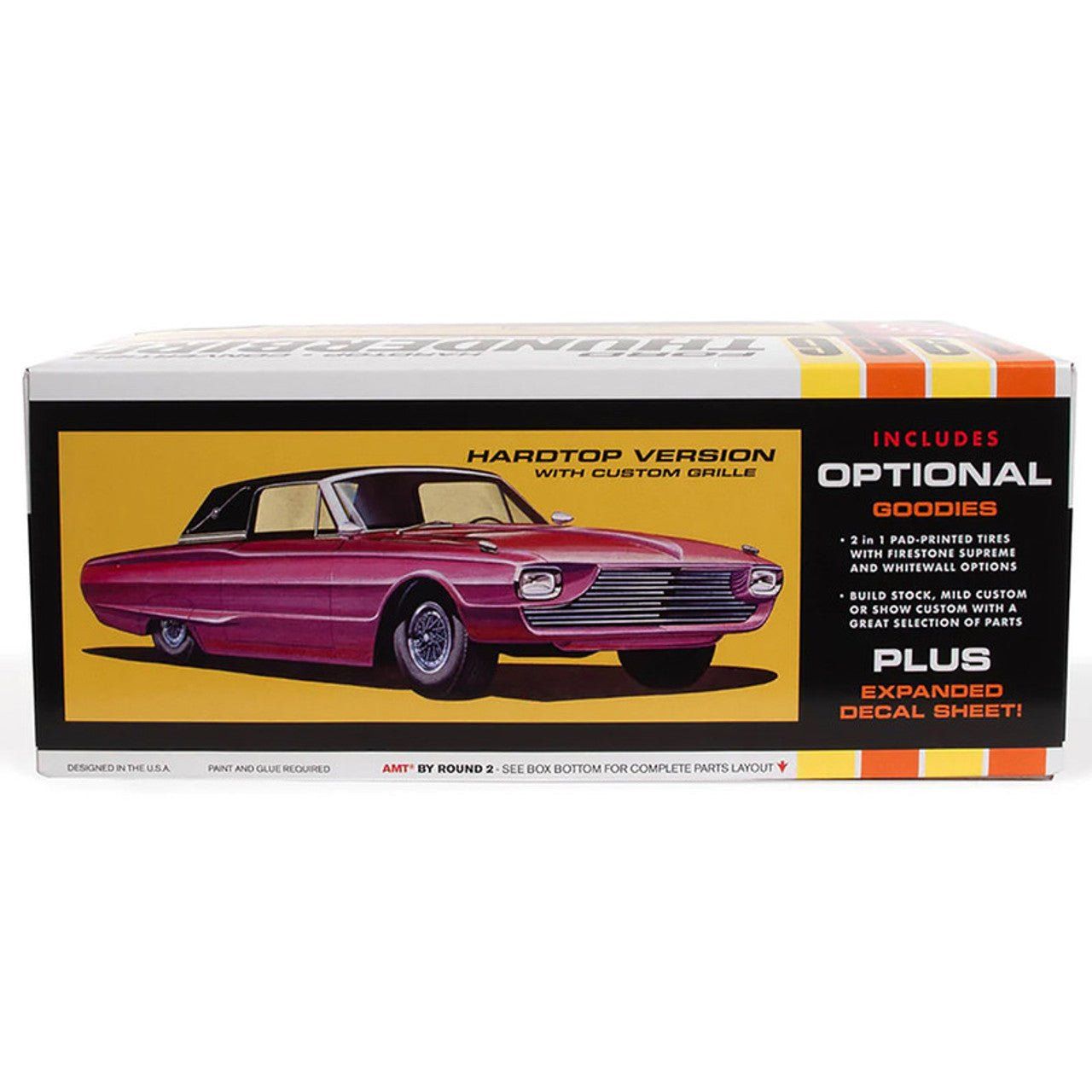 AMT 1966 Ford Thunderbird Hardtop/Convertible 1/25 Scale Model Kit - AMT - ModelCars.com