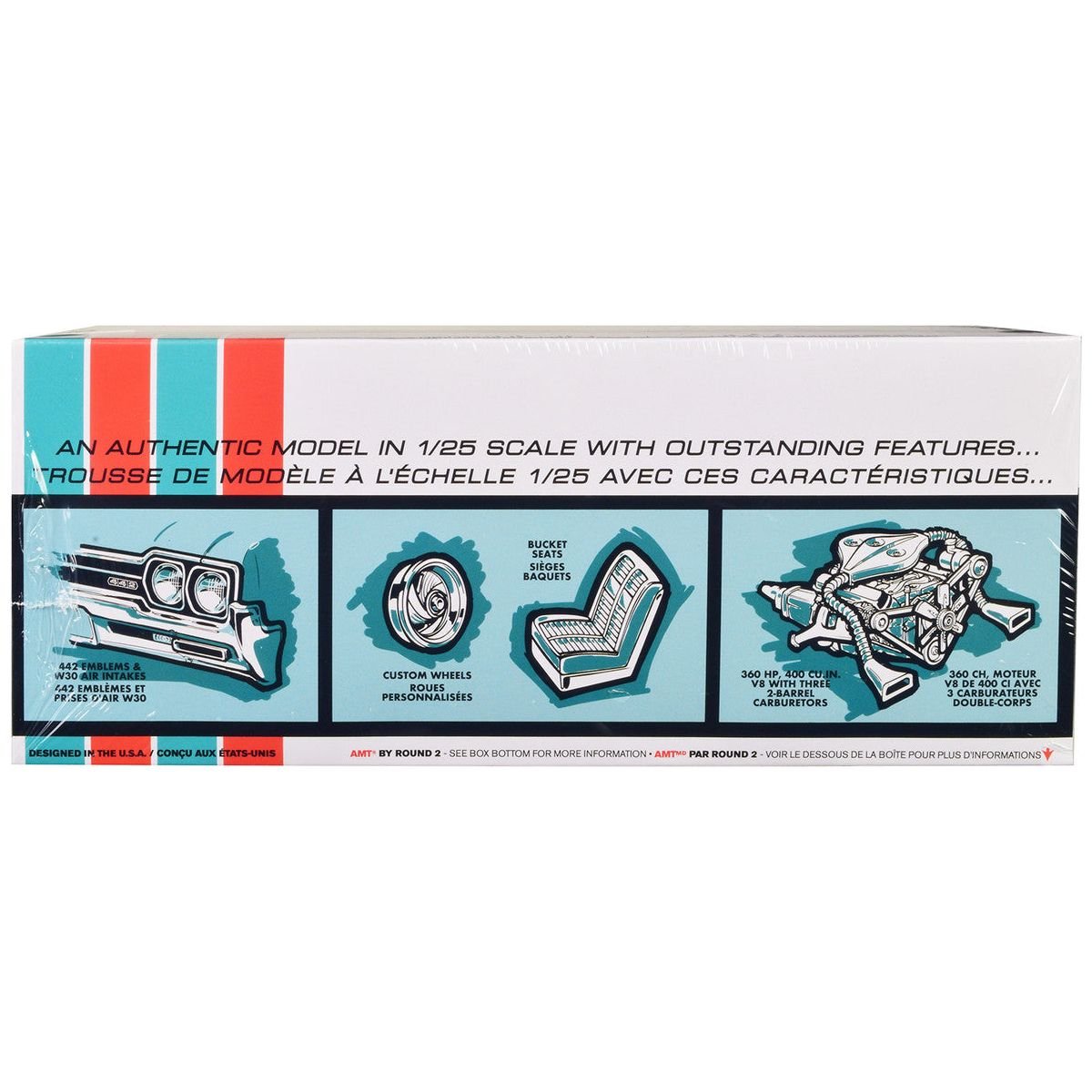 AMT 1966 Oldsmobile 442 Hardtop 1/25 Scale Model Kit - AMT - ModelCars.com