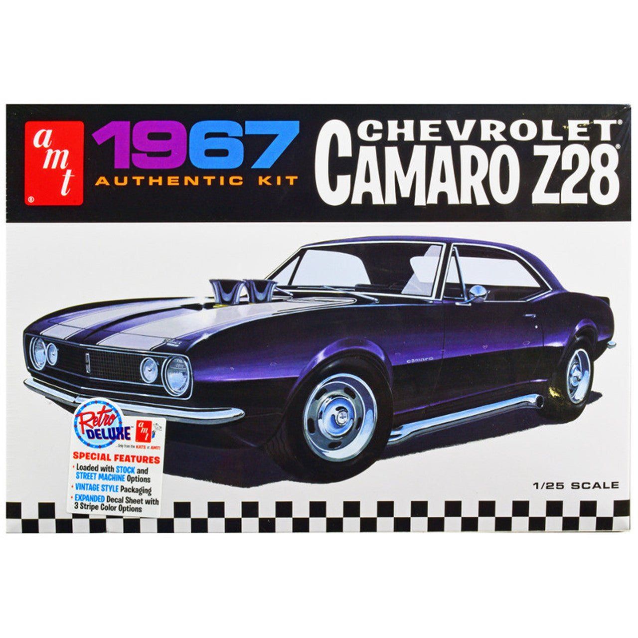 AMT 1967 Chevy Camaro Z28 1/25 Scale Model Kit - AMT - ModelCars.com