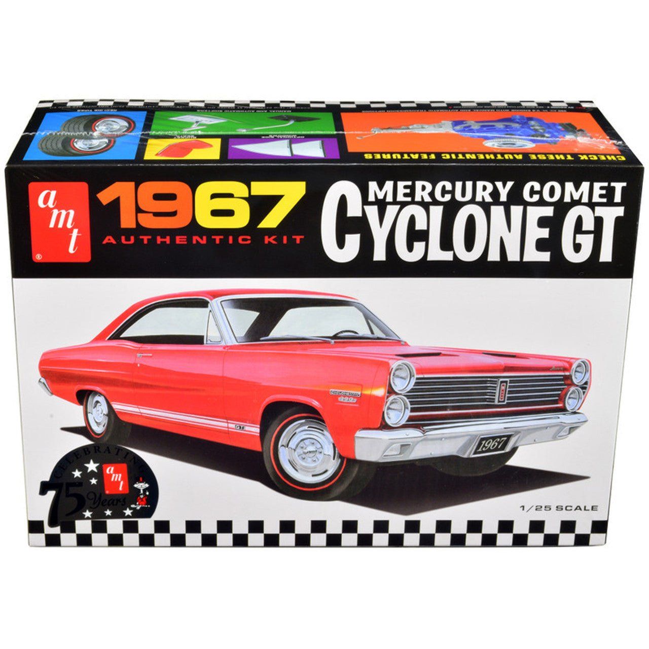 AMT 1967 Mercury Cyclone GT 1/25 Scale Model Kit - AMT - ModelCars.com