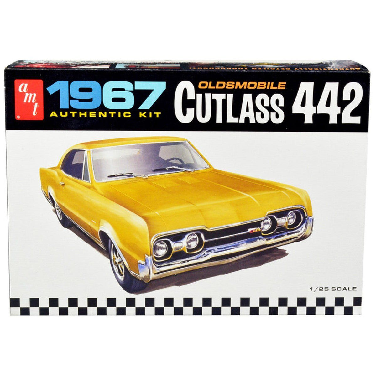 AMT 1967 Oldsmobile Cutlass 442 1/25 Scale Model Kit-AMT-ModelCars.com