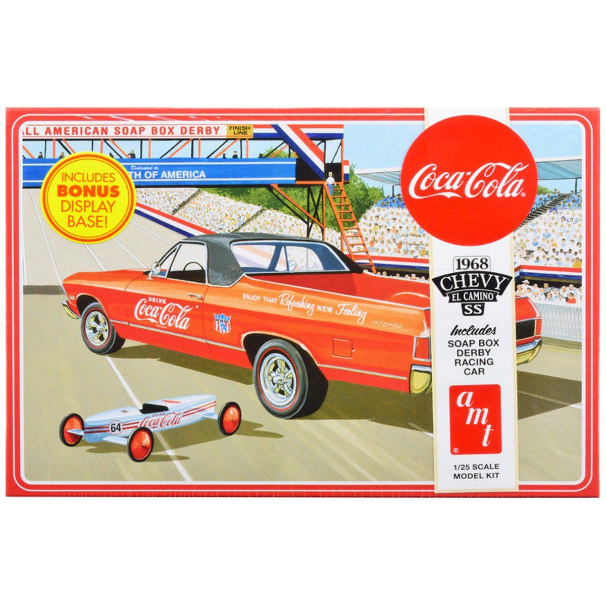 AMT 1968 Chevy El Camino SS (Coca-Cola) 1/25 Scale Model Kit-AMT-ModelCars.com