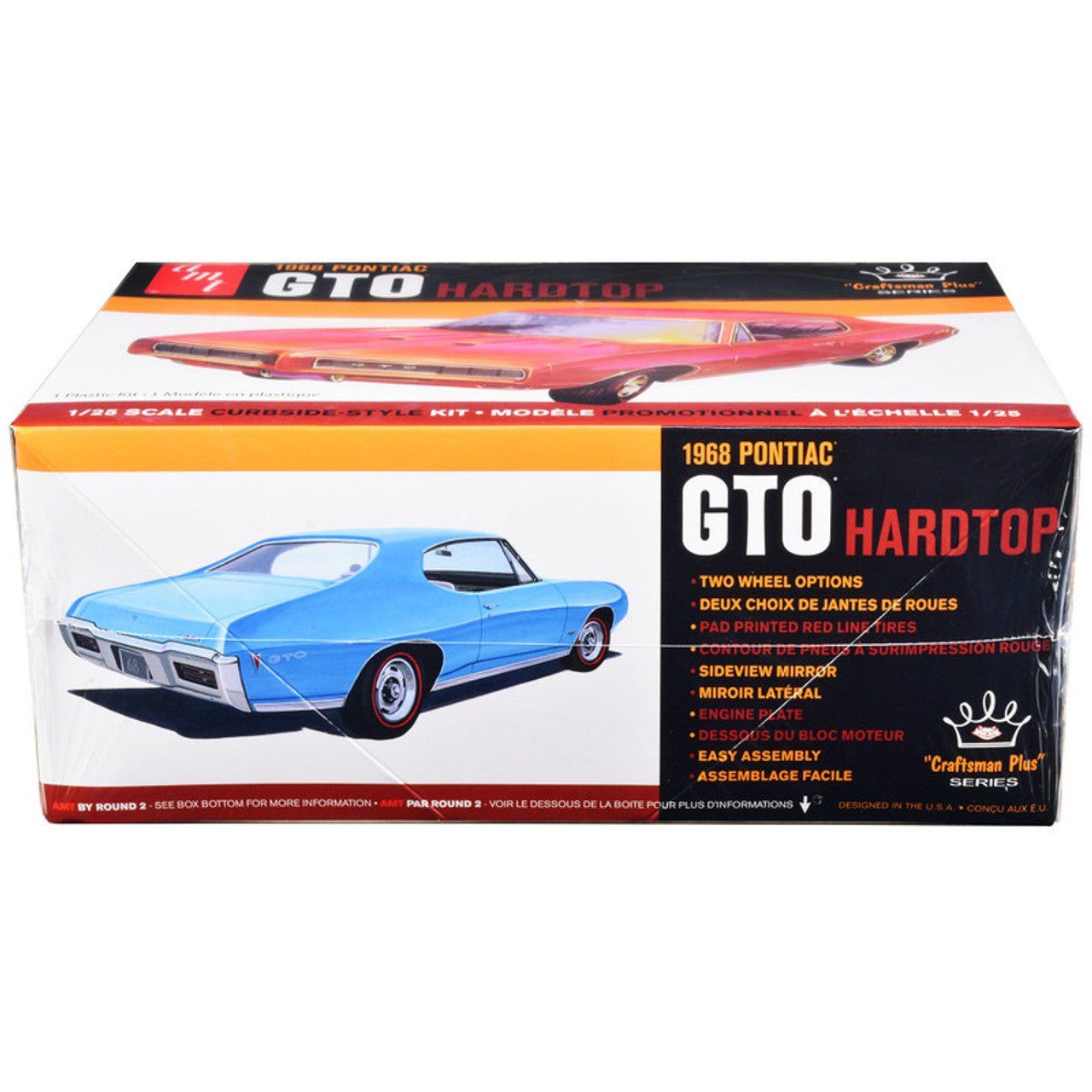 AMT 1968 PONTIAC GTO HARDTOP CRAFTSMAN PLUS 1/25 Model Kit - AMT - ModelCars.com