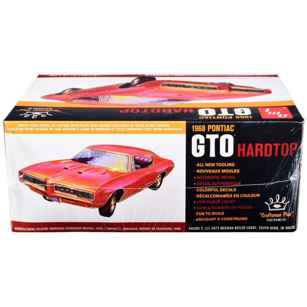 AMT 1968 PONTIAC GTO HARDTOP CRAFTSMAN PLUS 1/25 Model Kit - AMT - ModelCars.com