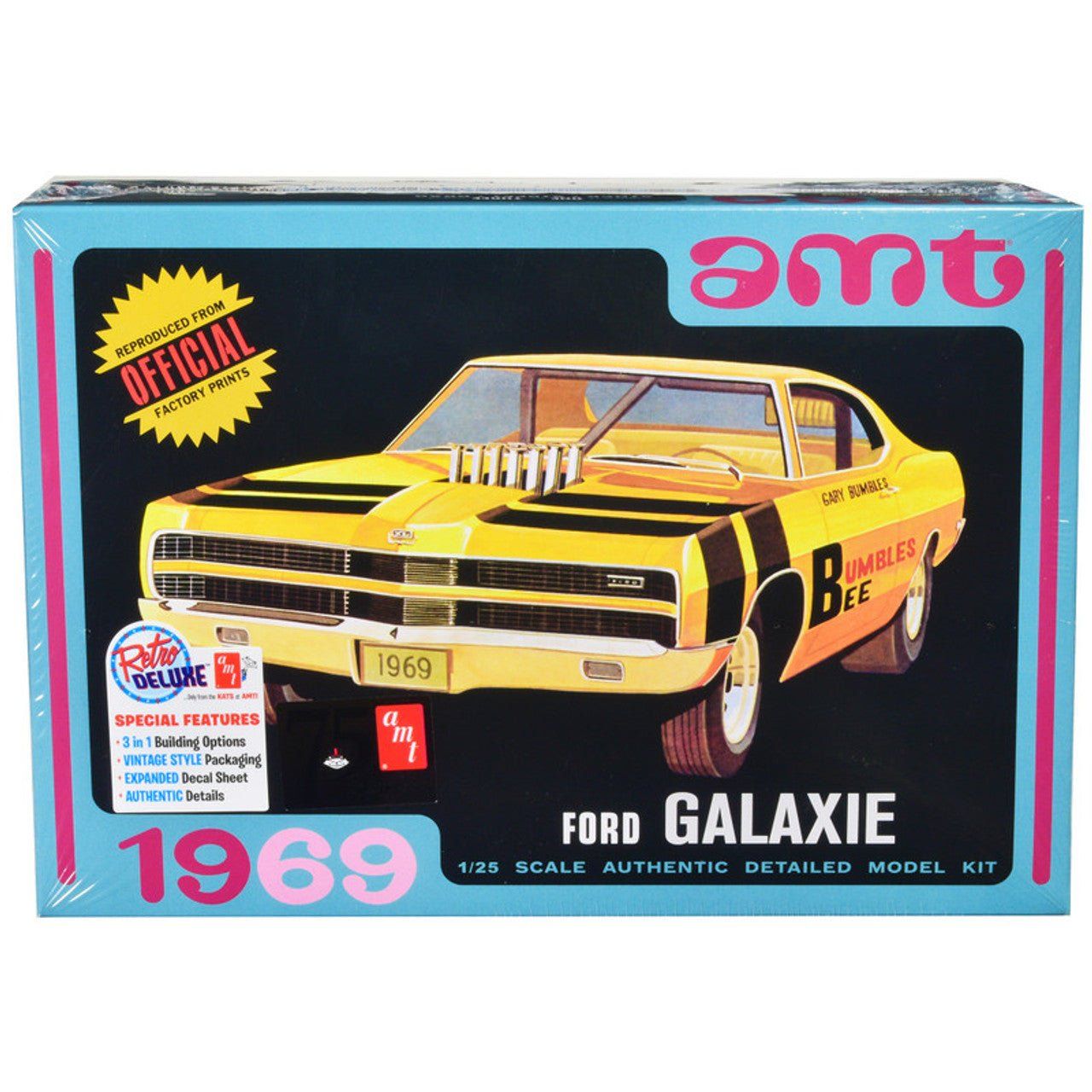 AMT 1969 Ford Galaxie Hardtop 1/25 Scale Model Kit - AMT - ModelCars.com