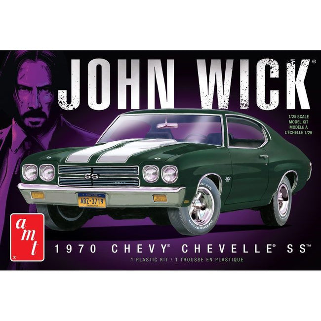 AMT 1970 Chevy Chevelle John Wick 1/25 Scale Model Kit - AMT - ModelCars.com