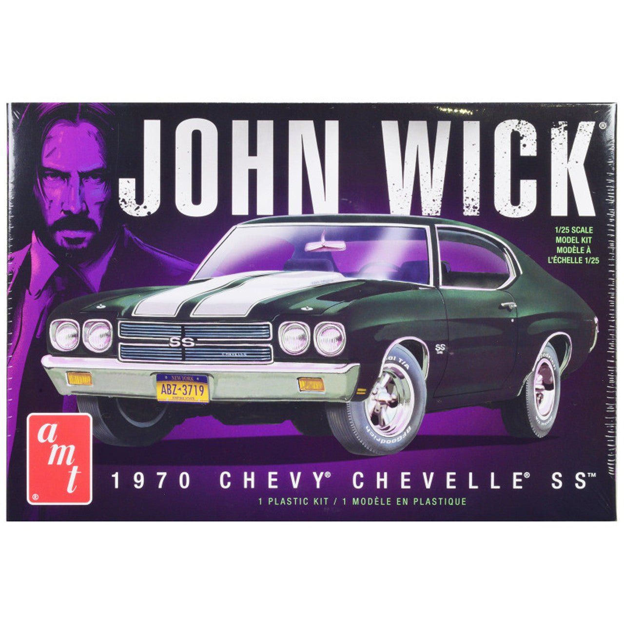 AMT 1970 Chevy Chevelle John Wick 1/25 Scale Model Kit - AMT - ModelCars.com