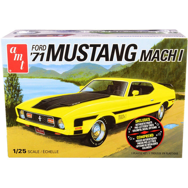 AMT 1971 Ford Mustang Mach I 1/25 Scale Model Kit - AMT - ModelCars.com