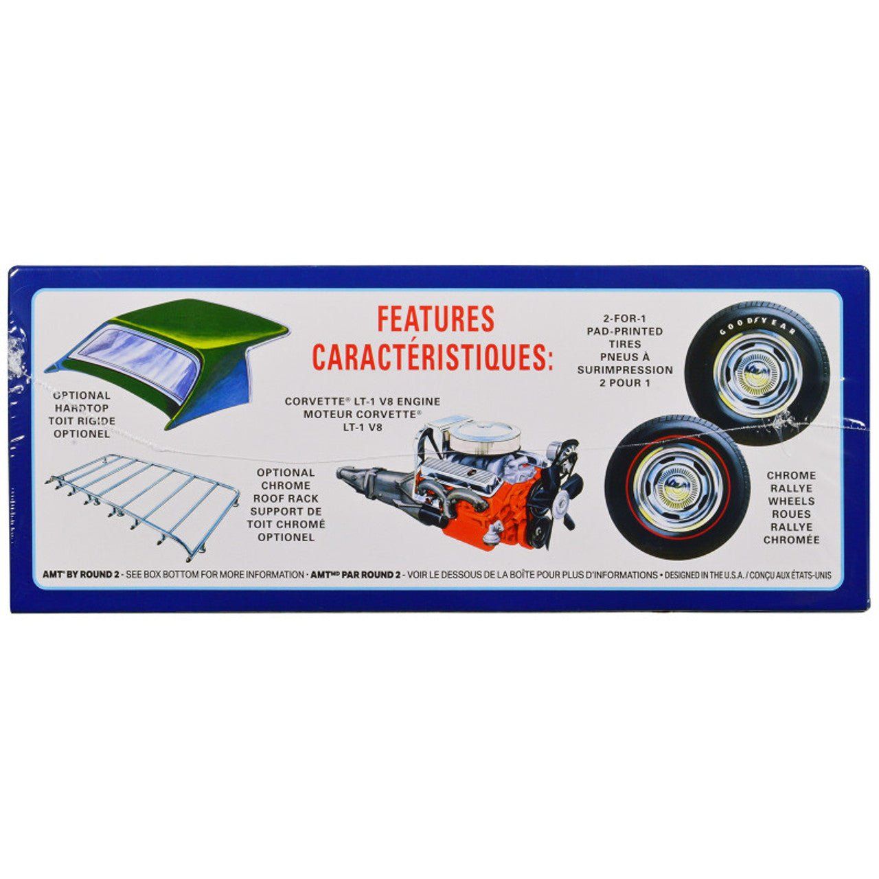 AMT 1972 Chevy Corvette Roadster 1/25 Scale Model Kit - AMT - ModelCars.com