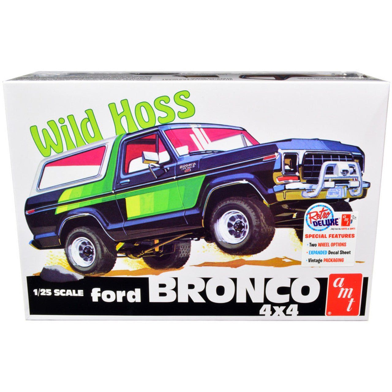 AMT 1978 Ford Bronco "Wild Hoss" 1/25 Scale Model Kit - AMT - ModelCars.com