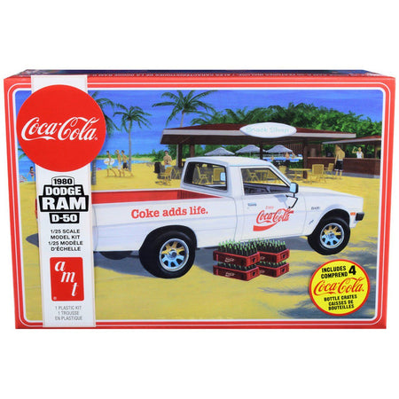 AMT 1980 Dodge Ram D - 50 Pickup Coke 1/25 Scale Model Kit - AMT - ModelCars.com