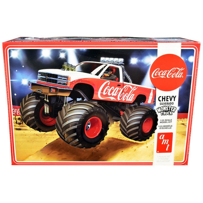 AMT 1988 Chevy Silverado Monster Truck (Coca - Cola) 1/25 Scale - AMT - ModelCars.com