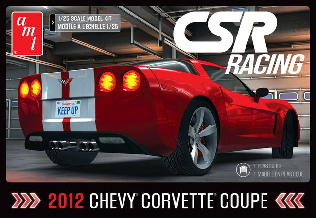 AMT 2012 Corvette Coupe CSR Racing 1:25 Scale Model Kit - Skill Level 2-AMT-ModelCars.com