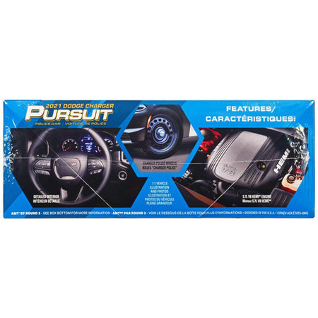 AMT 2021 Dodge Charger Pursuit Police Car 1/25 1324 Plastic Model Kit - AMT - ModelCars.com