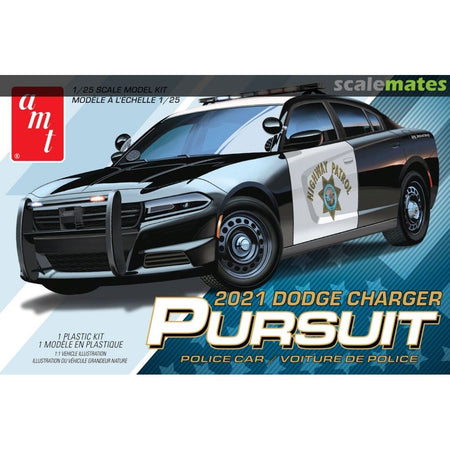 AMT 2021 Dodge Charger Pursuit Police Car 1/25 1324 Plastic Model Kit - AMT - ModelCars.com