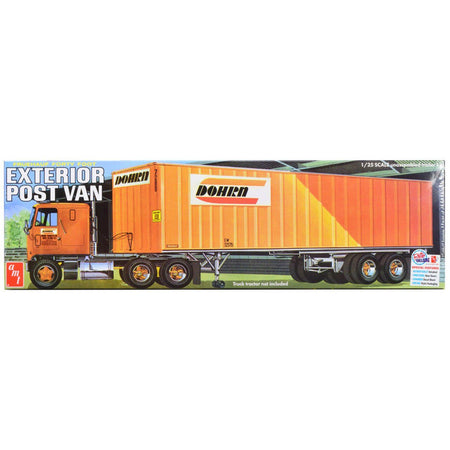 AMT 40' Fruehauf Exterior Post Trailer Dohrn 1/25 Scale Model Kit - AMT - ModelCars.com