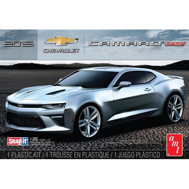 AMT 982M 1/25 Scale 2016 Chevy Camaro SS (Garnet Red) Snap Model Kit - AMT - ModelCars.com