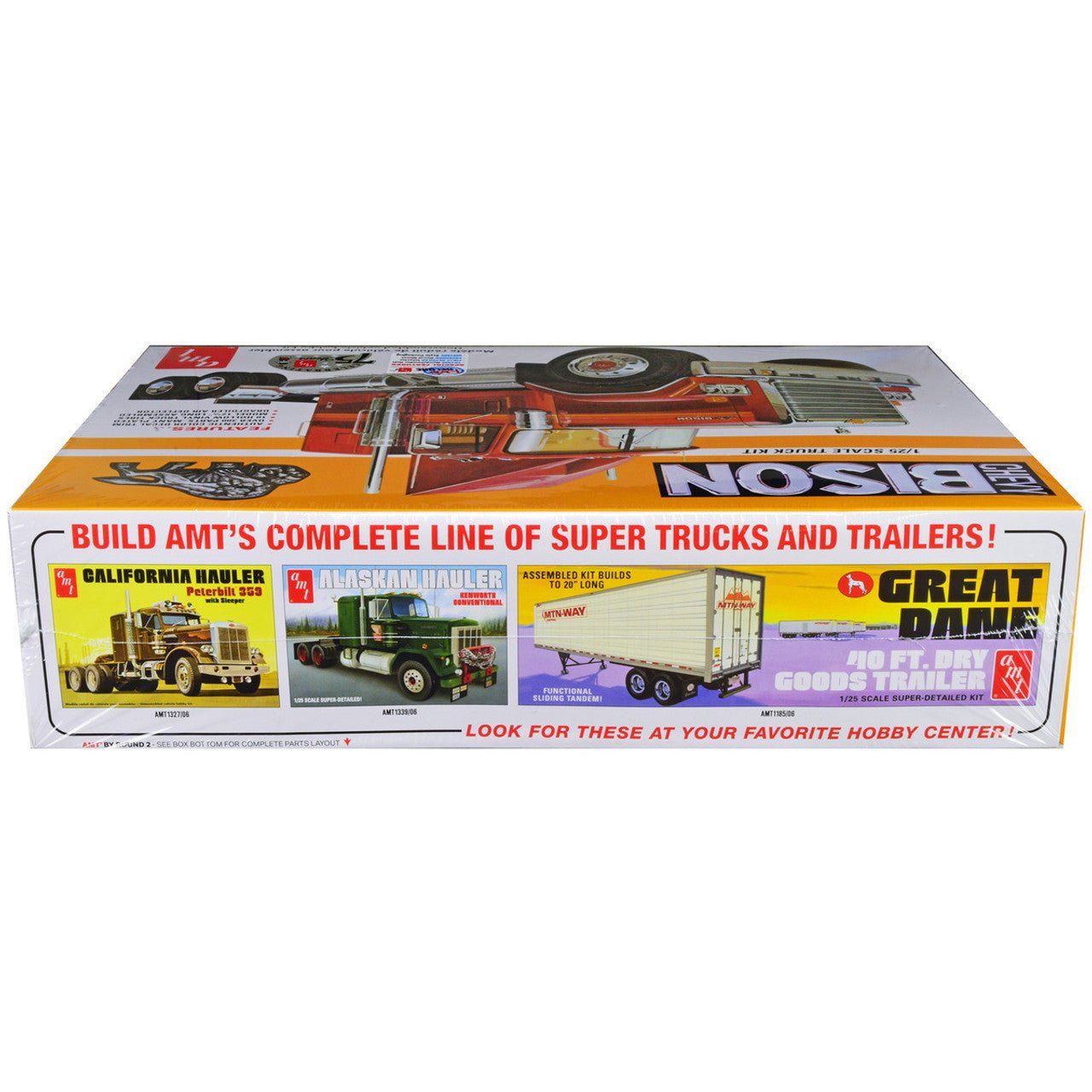 AMT Chevrolet Bison Conventional Tractor 1/25 Scale Model Kit - AMT - ModelCars.com