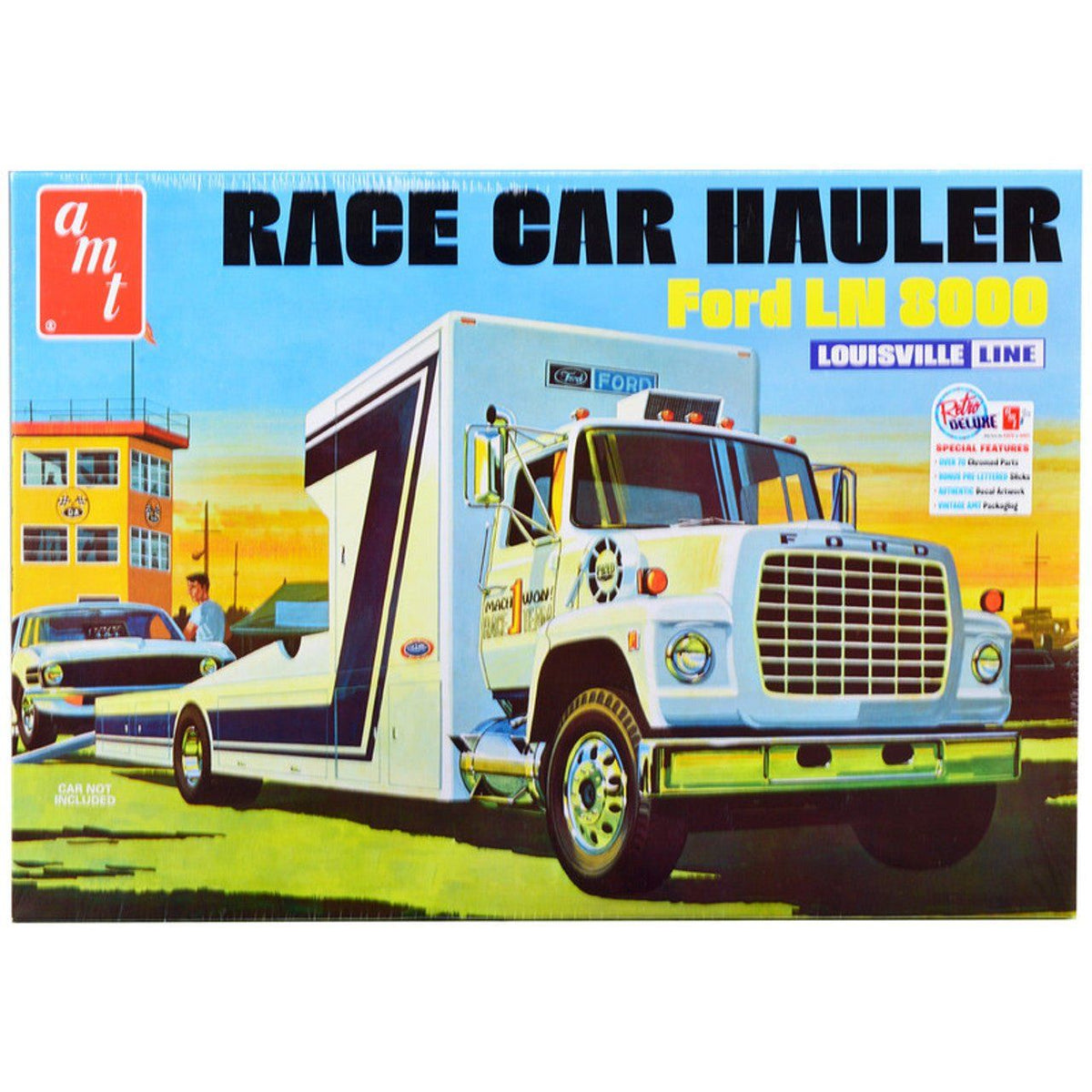 AMT Ford LN 8000 Race Car Hauler 1/25 Scale Model Kit-AMT-ModelCars.com
