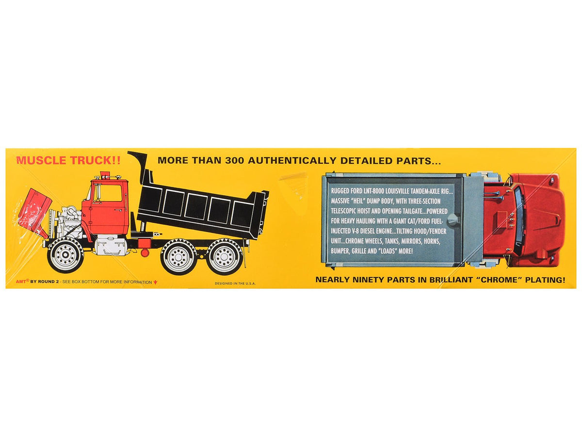 AMT Ford LNT-8000 Louisville Dump Truck 1:25 Scale Model Kit - Skill Level 3-AMT-ModelCars.com